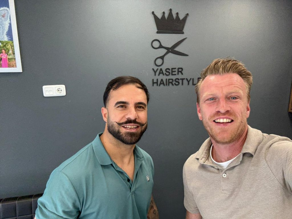 Met trots verwelkomt VEW Yaser Hairstyle als nieuwe reclamebordsponsor!